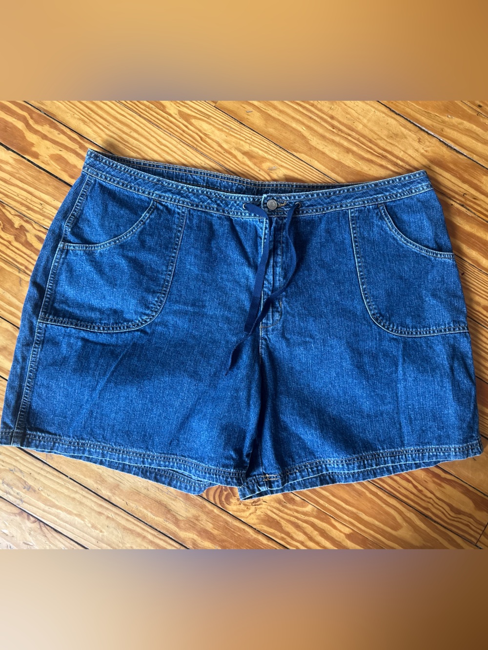 St. John's Bay Denim Shorts 24W 100% Cotton